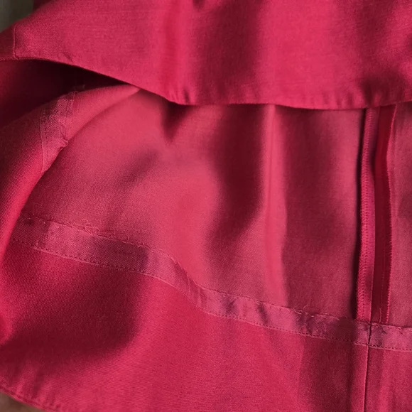 Draper James Red V-Neck Sleeveless Mini Dress - Picture 6 of 16